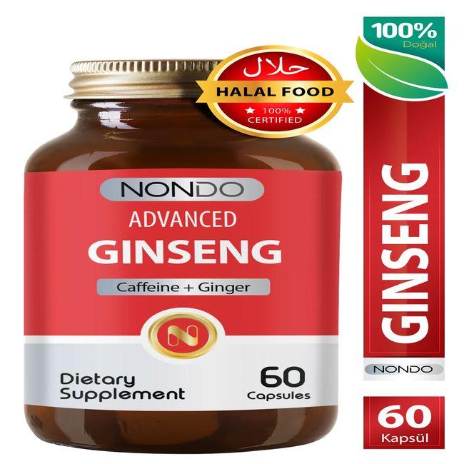 

Ginseng 60 Capsules ( Panax Ginseng Goat L-arginine Caffeine Korean Ginseng Coenzyme Q10 )