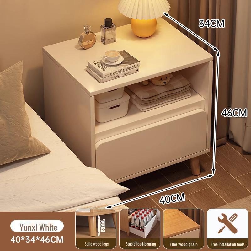 Modern Bedside Storage Cabinet for Bedrooms and Rentals