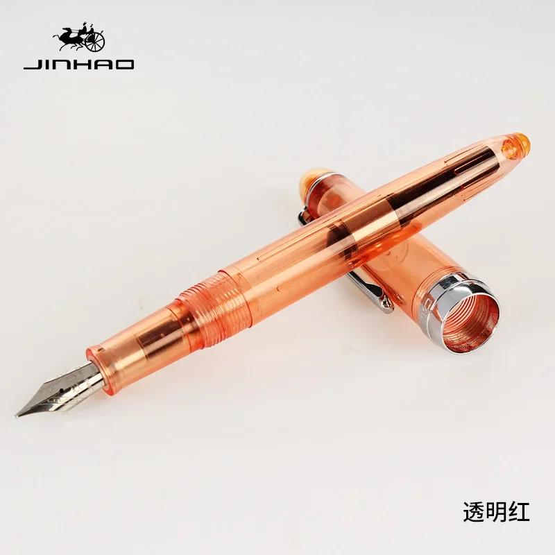 2020 Nowość Uroczy Przezroczysty Kolor Pióro Wieczne z Końcówką F 0,5mm Żywiczne Pióra na Atrament do Pisania Artykuły Szkolne artykuły papiernicze