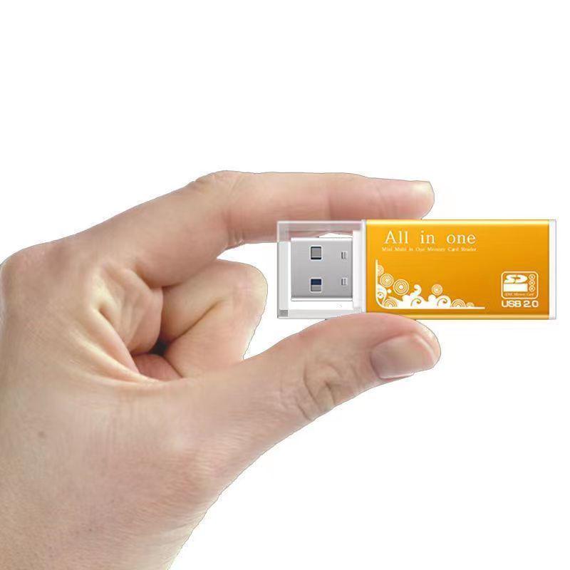 Shiyou SY-638 High-Speed USB 2.0 All-in-One Card Reader: Supports TF, M2, MS, SD Cards