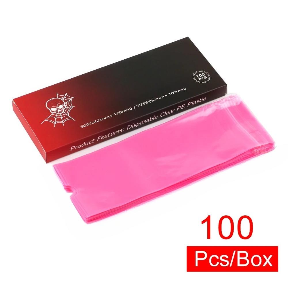 100 PCS Waterproof Tattoo Pen Protective Packaging Color Barrier Tattoo Film Machine Pen Protective Film Anti Fouling Film