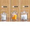 Thickened European Glass Tank Storage Tank Transparent Candy Tank Kitchen Storage Tank Sanitary Swab Storage Tank Accessories