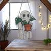 1-3pc Sun Catcher Colorful Halloween Cute Little Ghost Plant Window Decoration For Garden Living Room Wall Horror Home Decorate