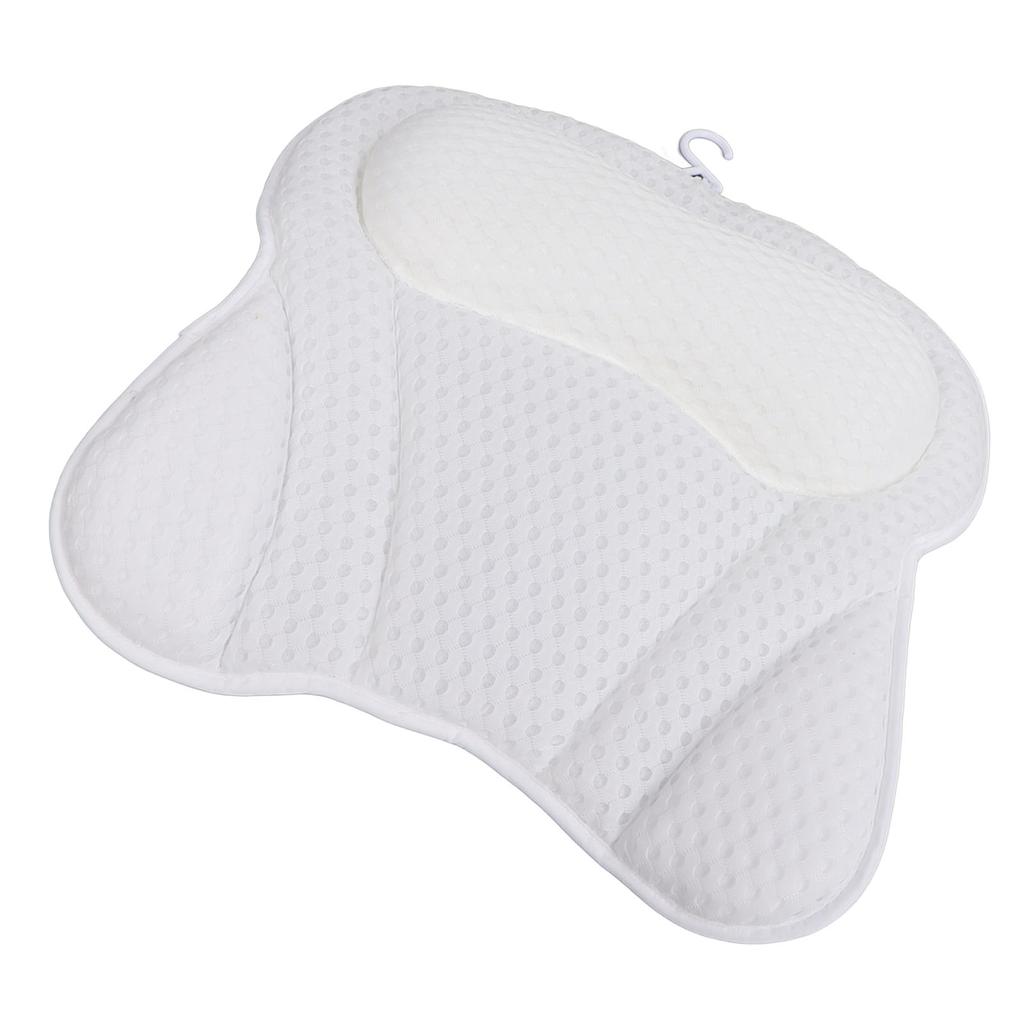 Bath Pillow Headrest Comfort Bathtub Cushion Accessories for Neck Head Shoulder Back Support