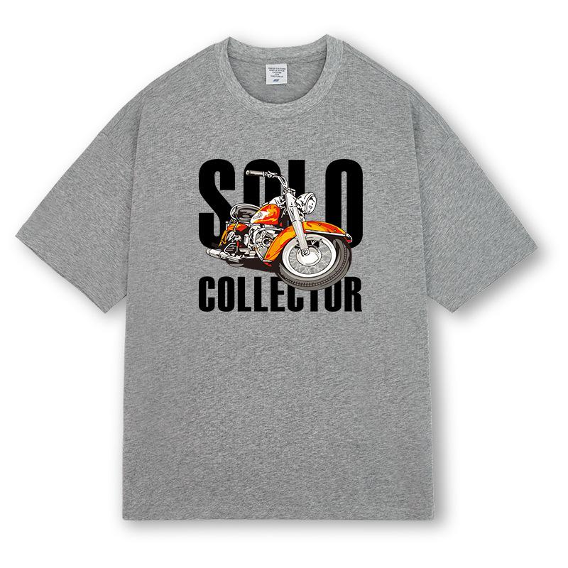 

Мужская футболка с короткими рукавами New Trend Heavy Street Свободная футболка с национальным трендом Мужская футболка с половиной рукавов XXL