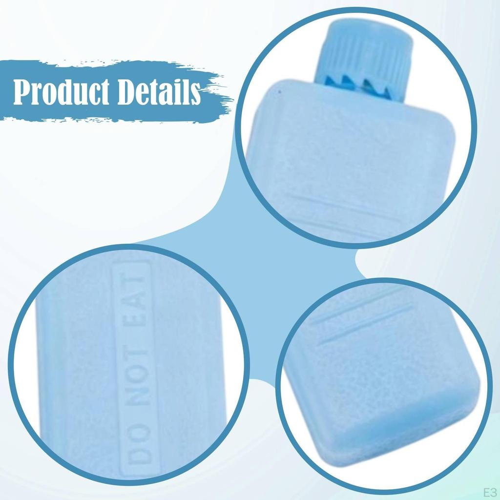 6 Pack Leakproof HDPE Ice Block Inserts, Reusable , Suitable for Camping.