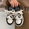 Versatile popular platform shoes children's new spring and autumn high-end little white shoes retro lightweight height-increasing sports shoes