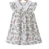 Girls Summer Floral Princess Dress Kids Stylish Fashion Casual Short Sleeve Mini Dress