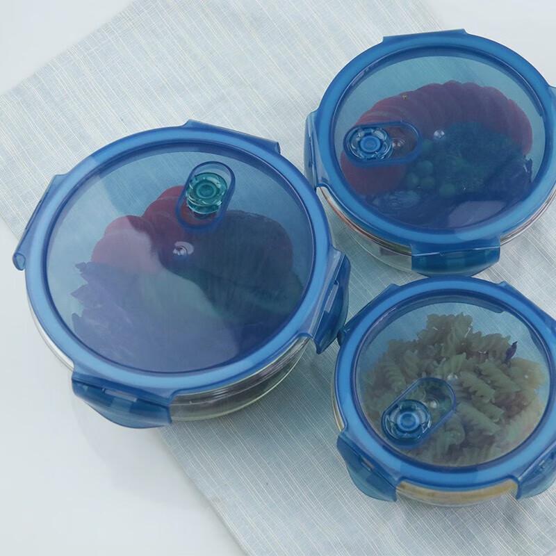 YILEYA Värmetåliga Glasbehållare för Mat, Set