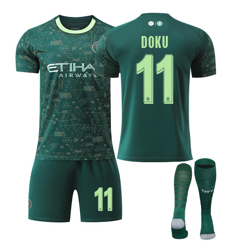 - Manchester City three-guest number Harland football jersey suit, male Sergio Foden Rodrigo