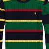 Polo Ralph Lauren Striped Cable Knit Sweater Long Sleeve Kids sweaters CWPOSWEY6820647-999