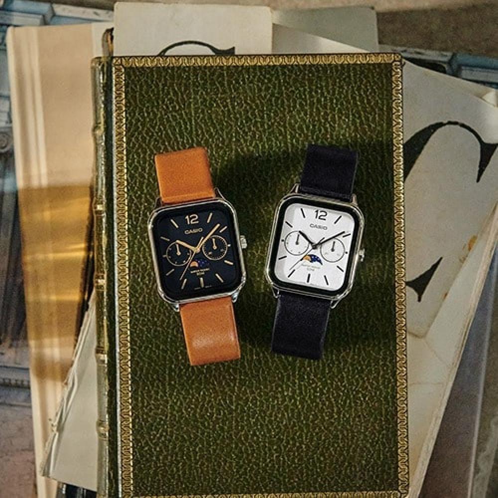 Casio Collection Leather Band Men S Watch Mtp M305l 1ajf