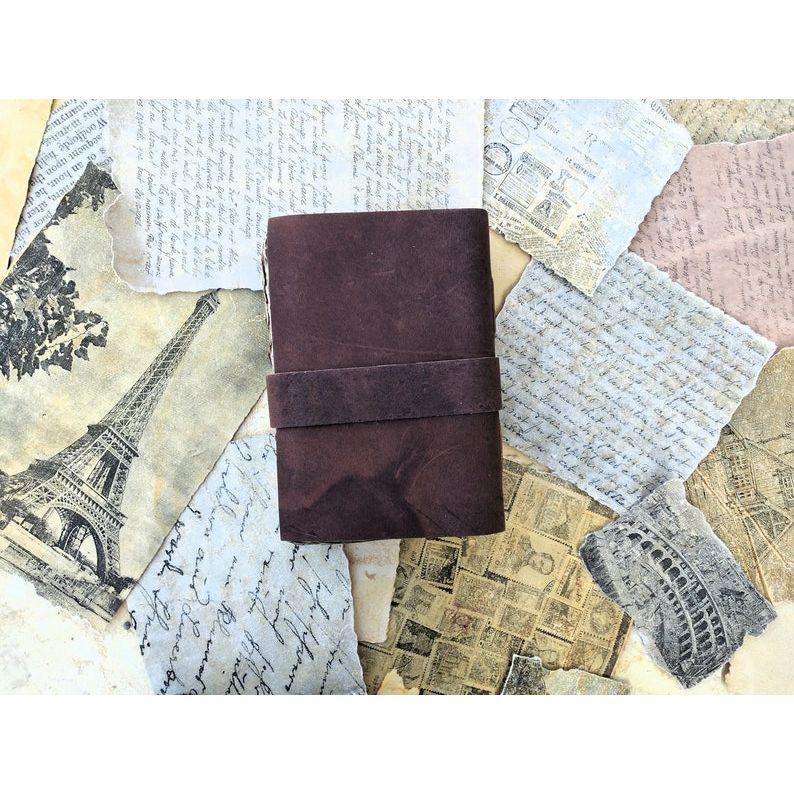 Leather Journal Brown Journal &  Beautiful Less Lock Travel Dairy Leather Dairy Notebook Gift