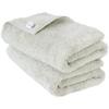Bloom Imabari Certified FUu Bath Set of Made In Cotton Towels, 2, Soft, Fluffy, Thick, Absorbent, Hotel-Grade, Japan, 100% (Light Gray)