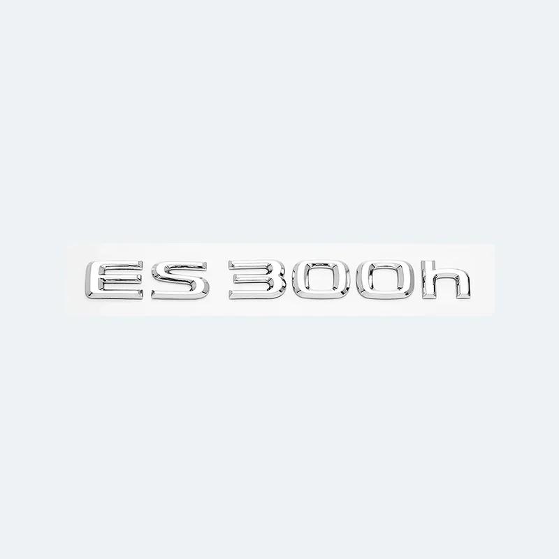3D Chrome Glossy Black ABS Letters ES200 ES250 ES260 ES300 ES350 ES300h ES350h HYBRID Emblem For Lexus Car Trunk Logo Sticker