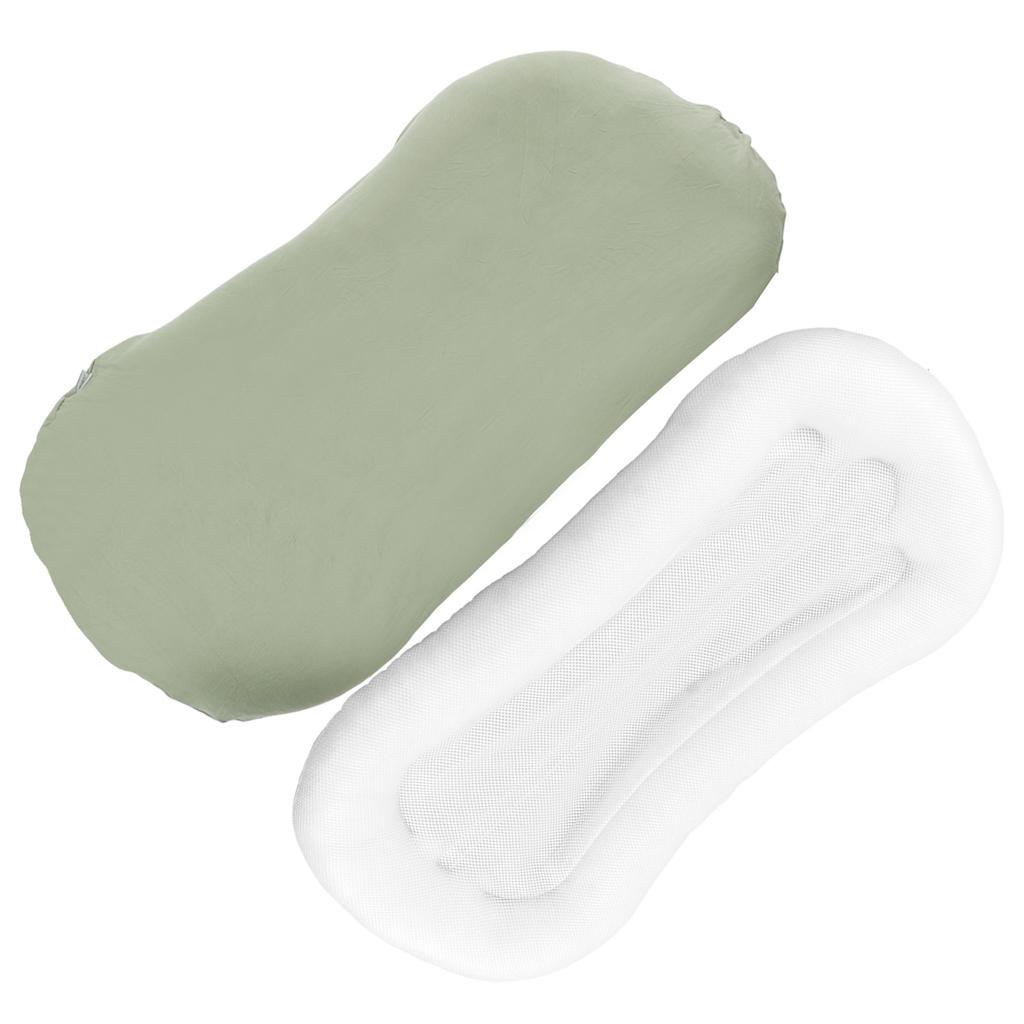 Baby Nest Pillow Ergonomic Soft Touch Skin Friendly Easy Clean Baby Lounger Pillow for Boys Girls