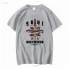 Soul Assassins Est 1992 Tričko Velikost 2XL Šedá Psycho Realm Cypress Bull Vintage Oprané Univerzální Pohodlné Unisex Prodyšné