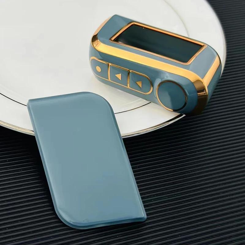 

Чехол для ключей из ТПУ, чехол-брелок для A93 A63, русская двусторонняя версия, защитная крышка пульта дистанционного управления Key Case серый