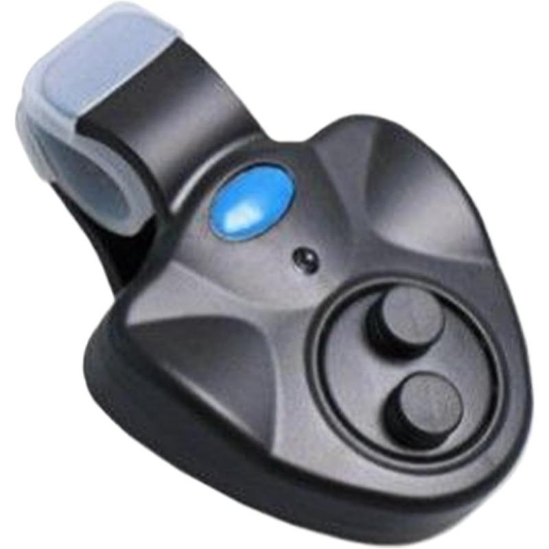 

Fishing Rod Bite Indicator - Fish Bite Alarm Angling Alert Device with LED Signal, Portable Fishing Accessory with Battery Power чорний