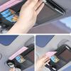 Mesh Car Sun Visor Organizer Large Capacity Cards Holder Space Saving Sunglasses Clip  Car Interior