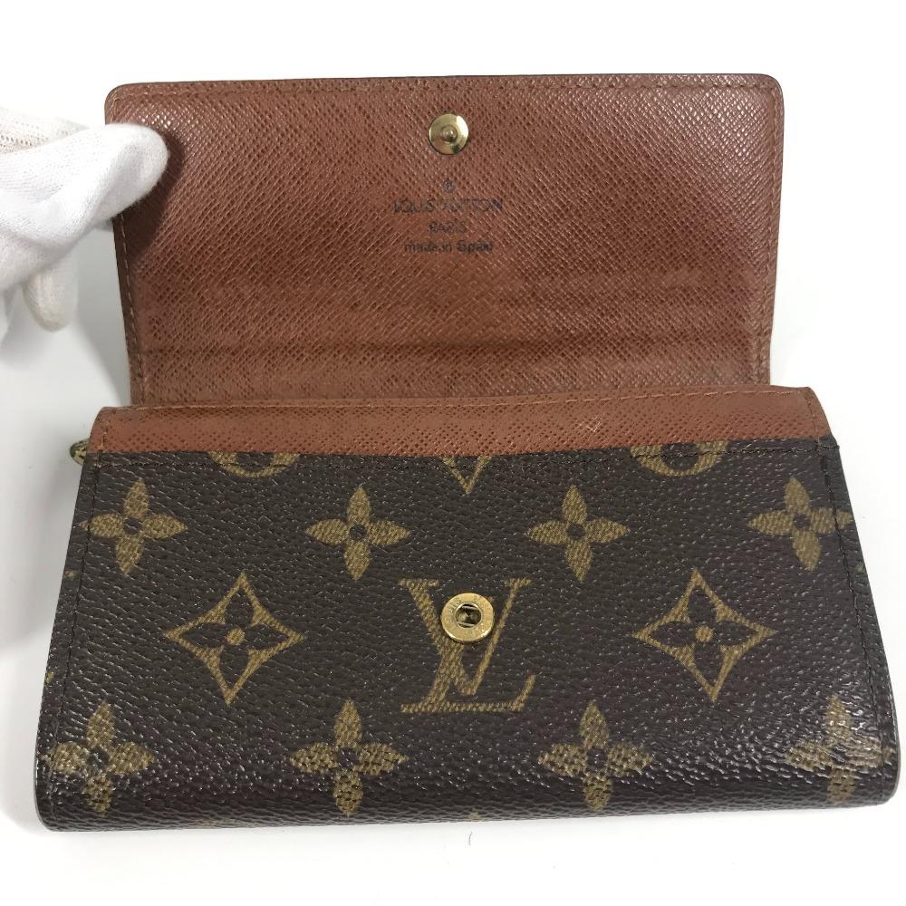 Louis Vuitton M61730 Monogram Portonebi Tresol Compact Wallet Flap Folded wallet