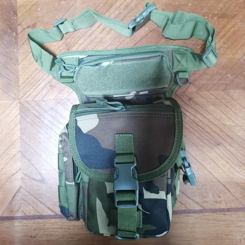 Waterproof Oxford Cloth Camouflage Single Shoulder Crossbody Reporter Photography Sports New Leg Bag