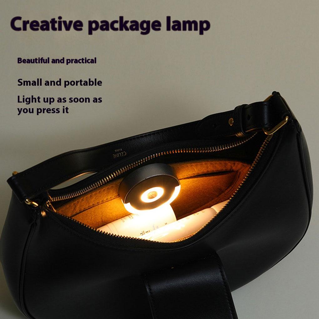 Circular Sensing Touch Light Bag Light With Convenient Hook Portable Touch Activated LED Bag Light