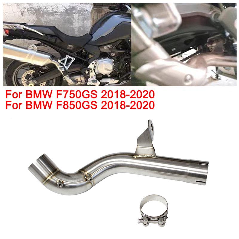 Stainless Steel Mid-Section Exhaust Pipe for BMW F750GS/850GS (2018-2020)