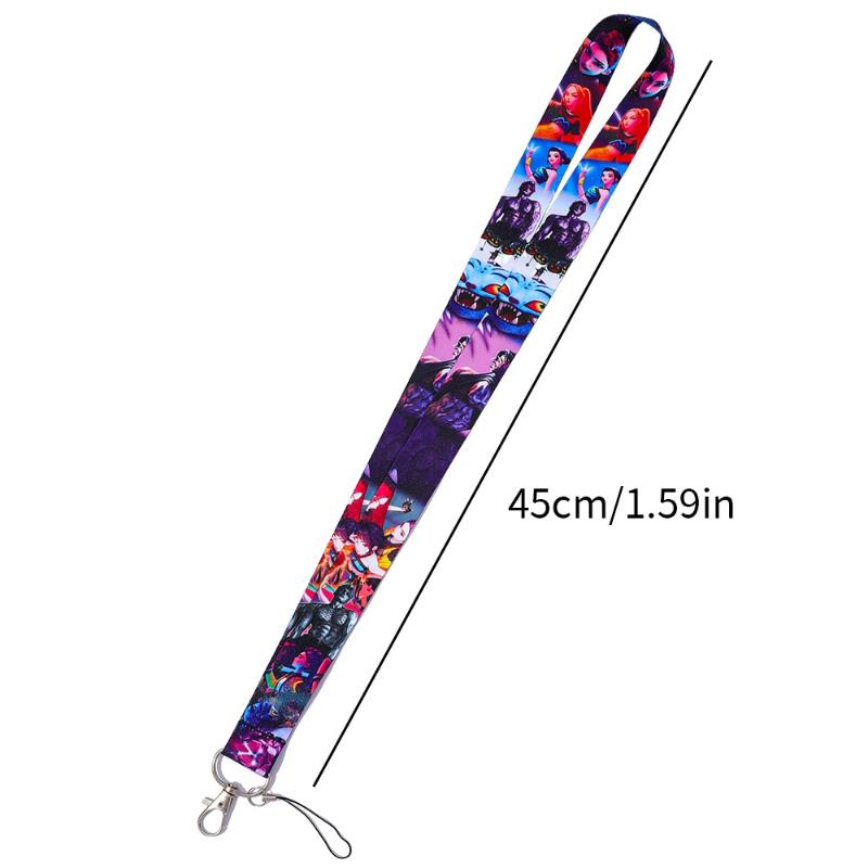 Anime Kpop Dämonenjäger Zeichentrickfiguren Lanyard Kartenhalter Student Umhängeband Schlüsselanhänger Geschenk für Freunde