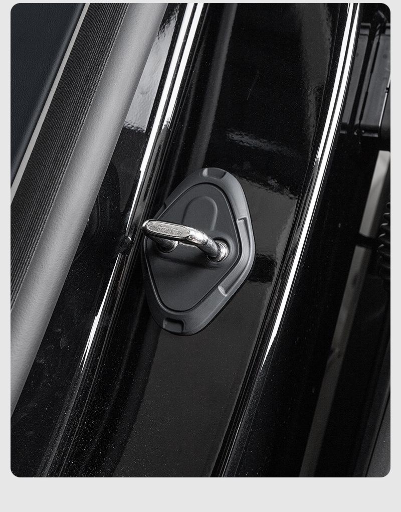 Zeekr 001/7X/9X Door Lock Buckle Protection Pad - Shock-Absorbing Silicone Cover