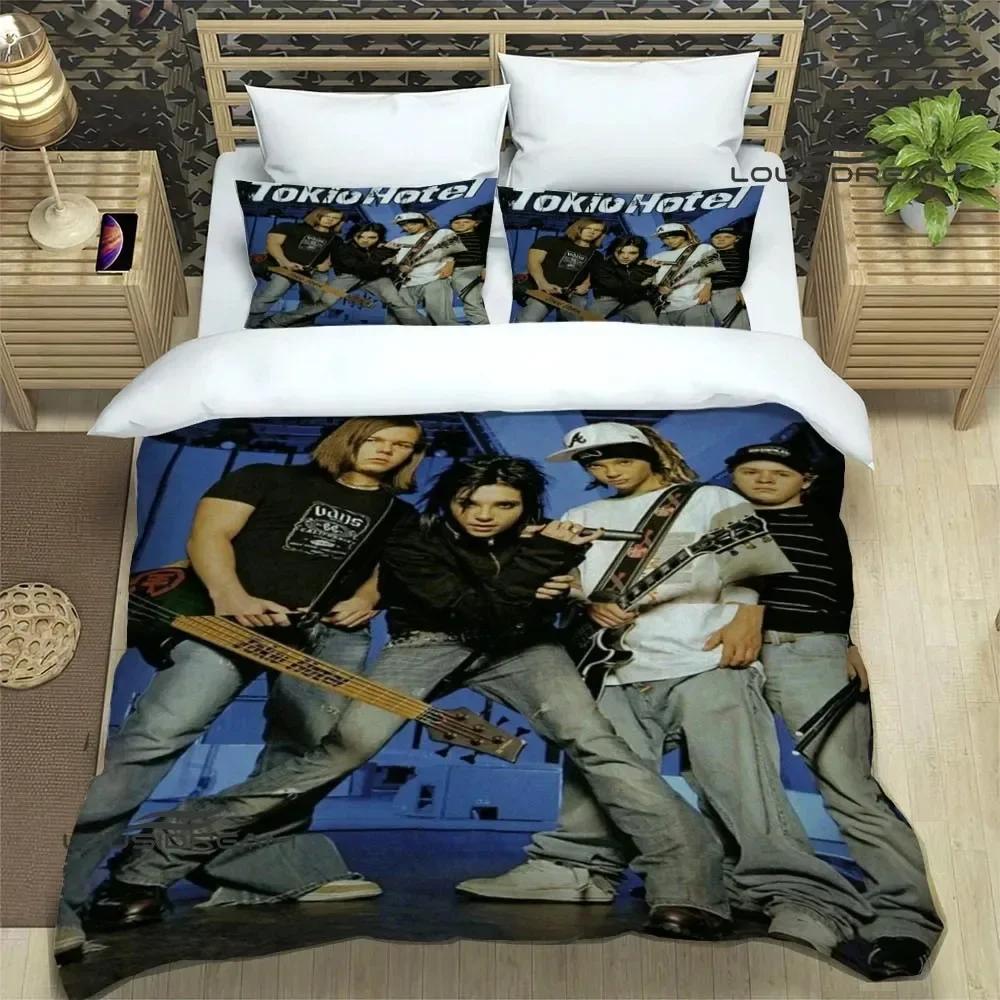 Tokio Hotel band printed Bedding Sets exquisite bed supplies set duvet cover bed comforter set bedding set luxury Birthday Gift
