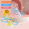 Toys Race DIY Electric Small Ducks Climbing Ducks Chasing Track Game Set with Lights  Music Roller Coaster Toy for Kids Gift