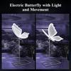Wedding Electric Butterfly Floor Lamp Big Movable Butterfly Decoration Props with Flapping Wings - for Birthday Party Baby Showe