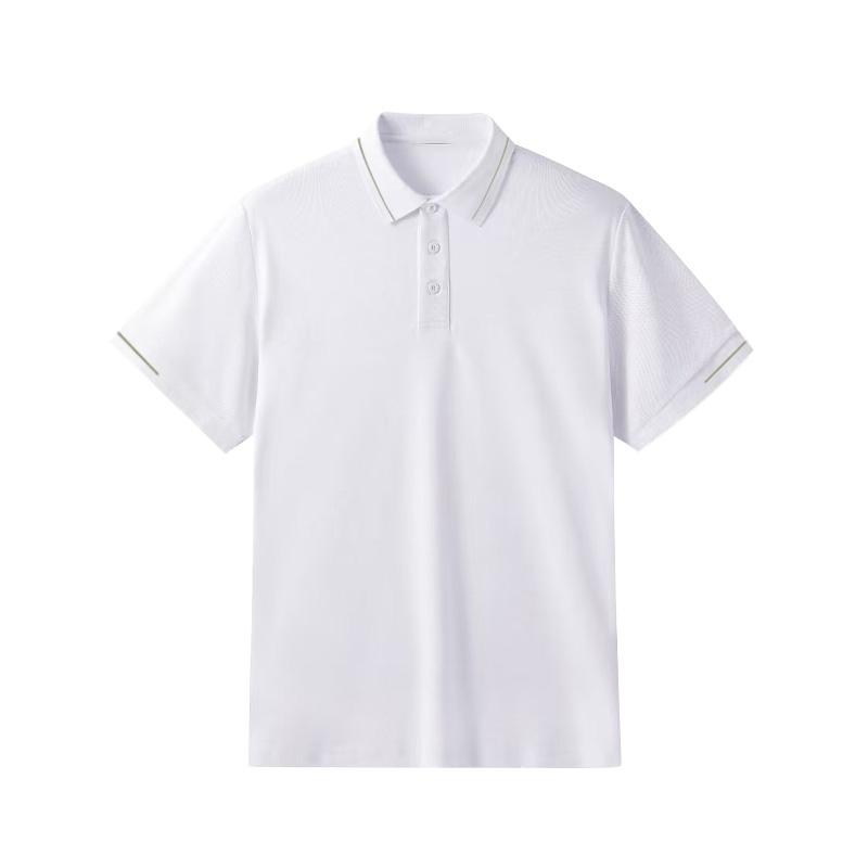Li Ning Polo Shirts Unisex White Polo Collar Moderate Straight Fit LSKS110-2 3XL