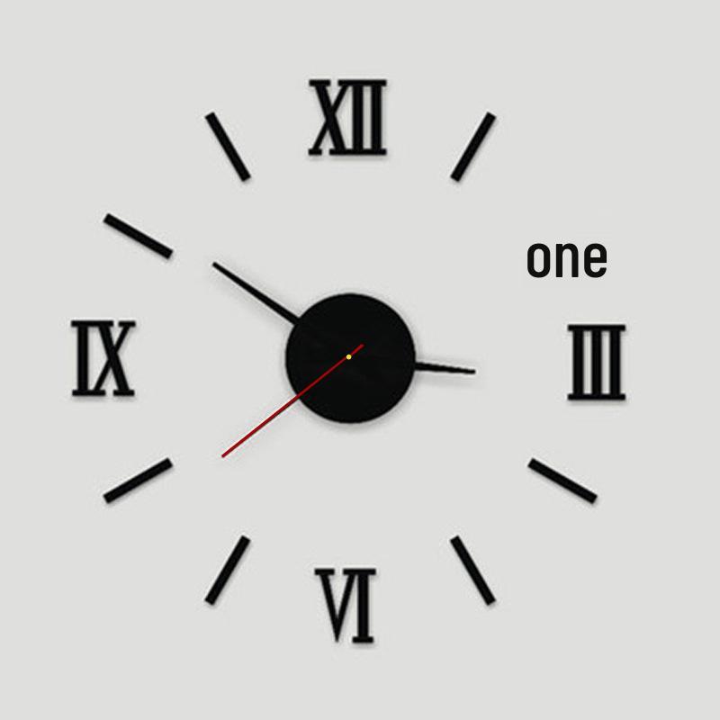 3D Creative Acrylic DIY Wall Clock for Living Room