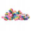 Diy Polymer Clay Beads Rainbow Hearts