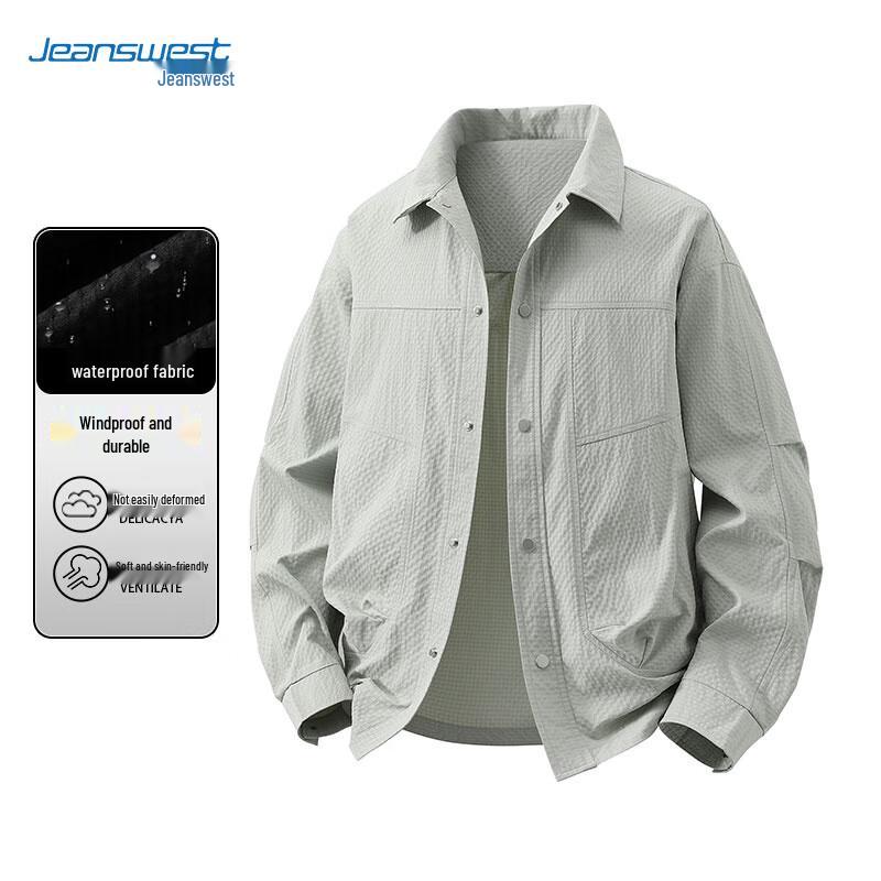 

JEANSWEST Men s Fall Outdoor Lapel Jacket 3XL