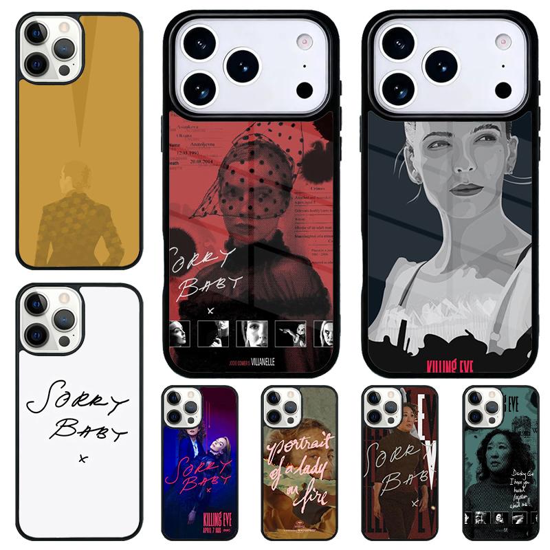 Villanelle Killing Eve Stoßfeste Handyhülle für iPhone 17 Air 16e 15 11 12 14 13 Pro Max Cover Coque