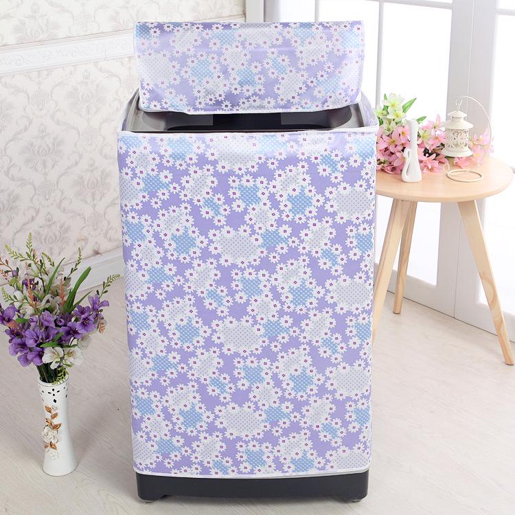 Kang's Satin Fabric Dust Cover for Vertical Pulsator Double Tub Washing Machines