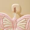 High Value Butterfly Hanging Hand Towel Coral Fleece Cartoon Styled Thick Soft Ultra Absorbent Ideal For Kitchen And Bathroom