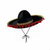 Feltro Messicano Sombrero Palle Decorative Nappa Festosa Colori Vivaci Bordatura Costume