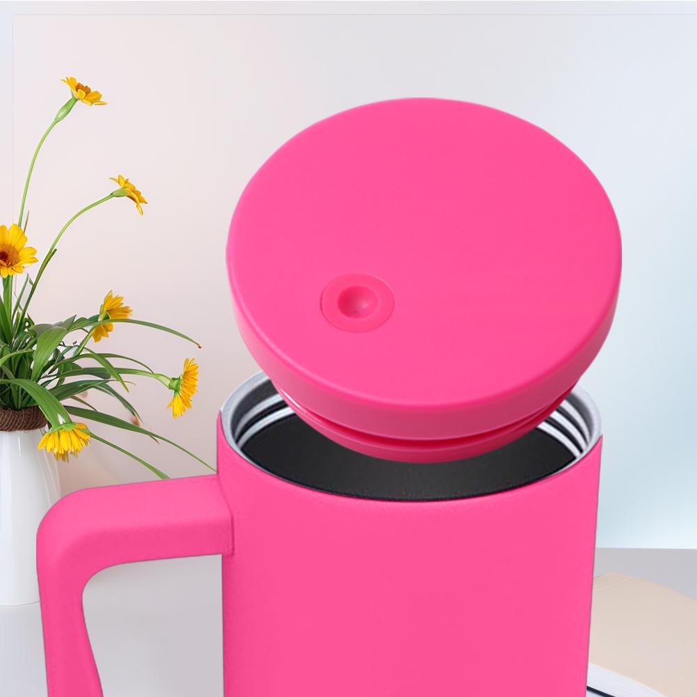 Replaceble Tumbler Flip Straw Lid Spill Proof Reusable Straw Cap Splash Resistant Dustproof Tumbler Lids for Stanley 40oz Cup