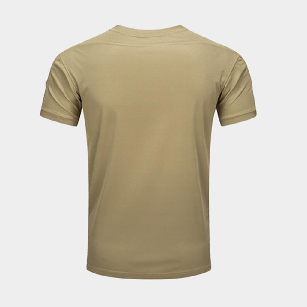 Men's Summer Round Neck T-Shirt, Quick-Drying Casual Sports Short Sleeve Top