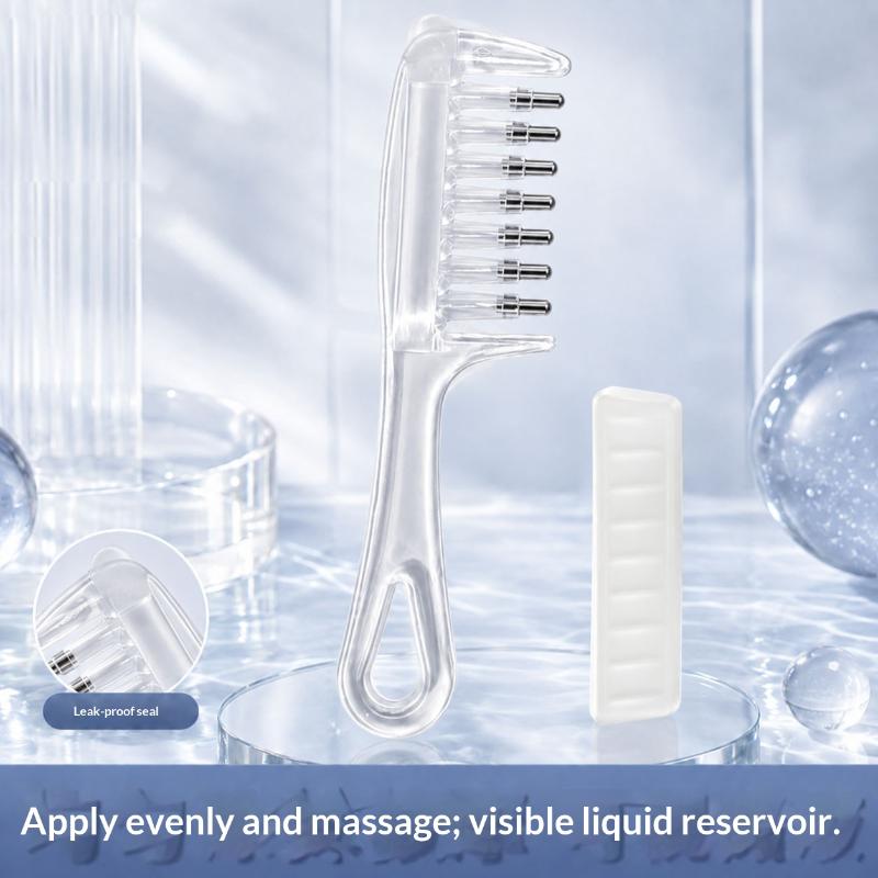 1 Set Refillable Oil Hair Care Comb Essential Oil Infusion Hair Comb Scalp Massage Applicator Brush For Hair Growth Treatment