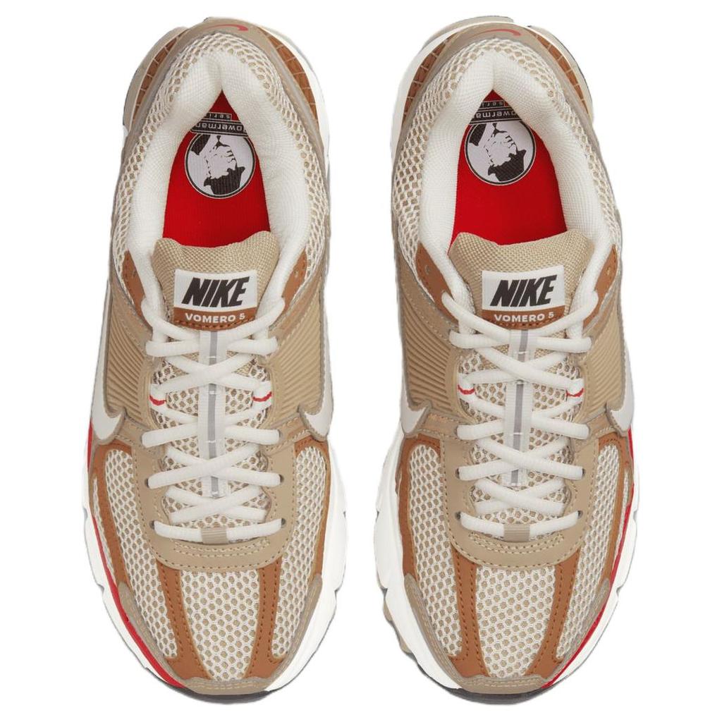 Nike Wmns Air Zoom Vomero 5 Khaki Phantom Fire Red Sail HV0826-247