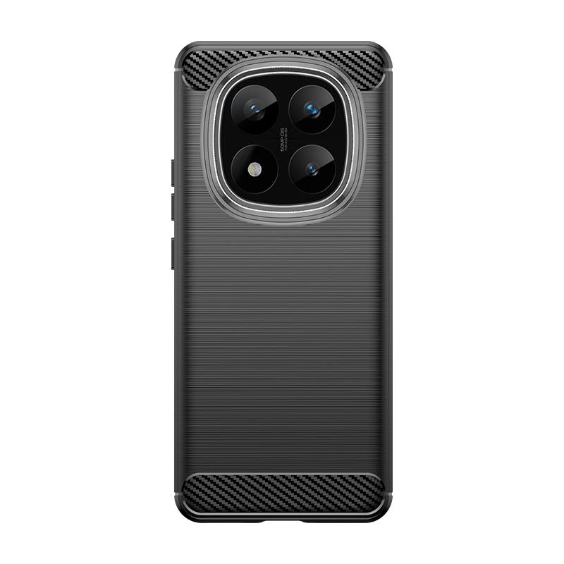 For Cover Xiaomi Redmi Note 14 Pro Plus Case Redmi Note 14 Pro 5G Capas Back Carbon Fiber TPU Soft Fundas Redmi Note 14 Pro Plus
