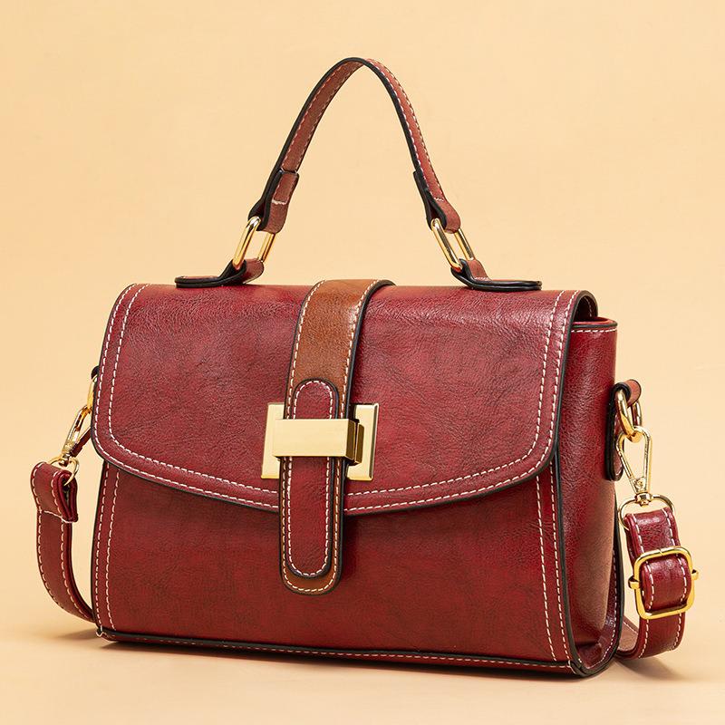 Women's Retro European & American Style Boston Shoulder Crossbody Bag