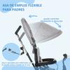 Evolutionary Tricycle, 12+ Months, Foldable Canopy, Telescopic Push Handle, Safety Belt, Gray