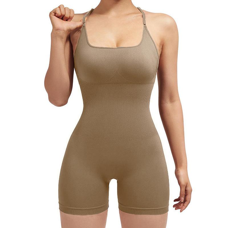Estivo Casual Puro Cotone High-End Fitness Capispalla Asciugatura Rapida Esercizio Yoga Tuta Jumpsuit