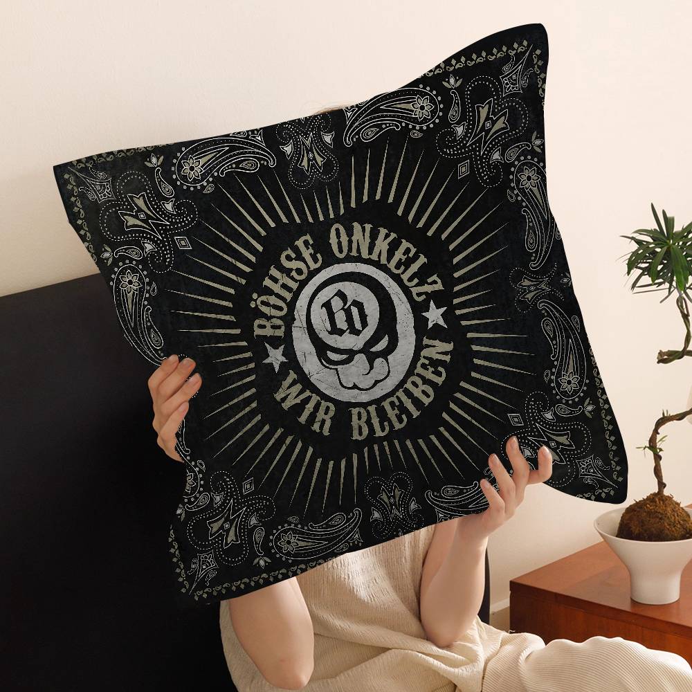 Germany Bohse Onkelz Cushion Cover Polyester Sofa Cushions Decorative Throw Pillows Home Decoration Pillowcover
